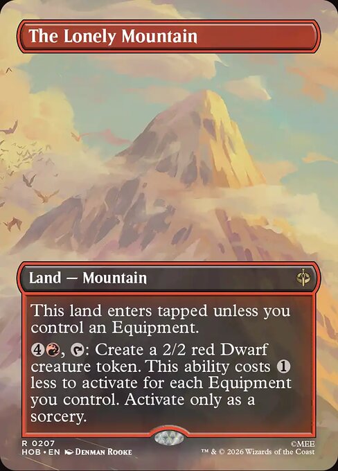 The Lonely Mountain (Borderless) (0207) - HOB - 207