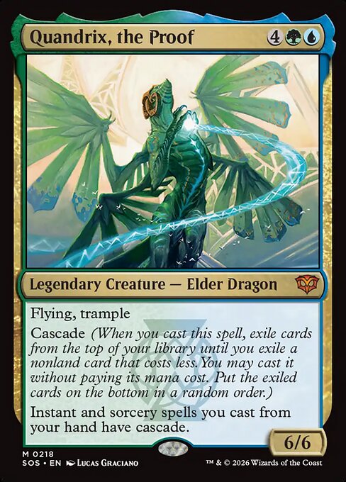 Quandrix, the Proof (Foil) - SOS - 218