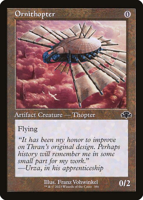 Ornithopter (Retro Frame) - DMR - 386