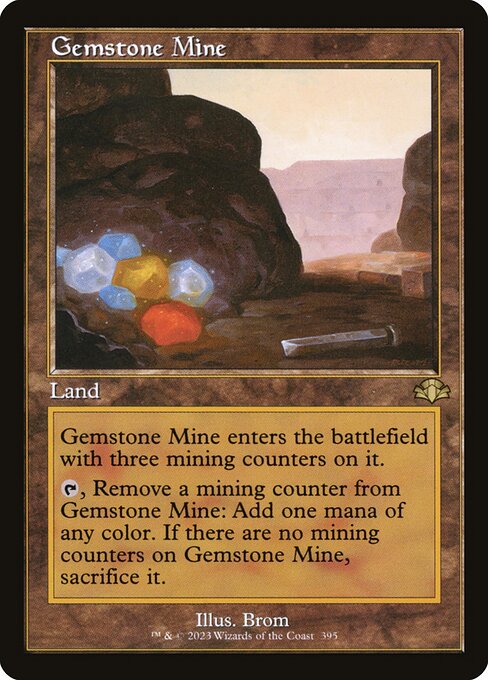 Gemstone Mine (Retro Frame) (Foil) - DMR - 395
