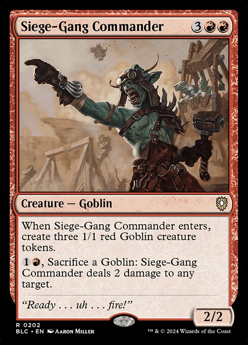 Siege-Gang Commander - BLC - 202