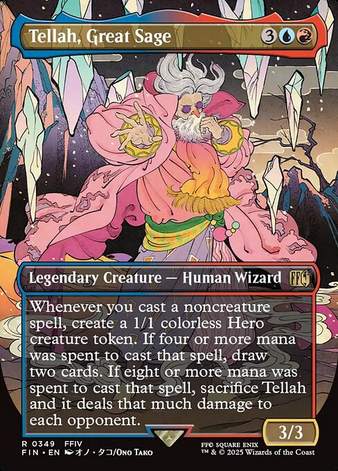 Tellah, Great Sage (Borderless) - FIN - 349