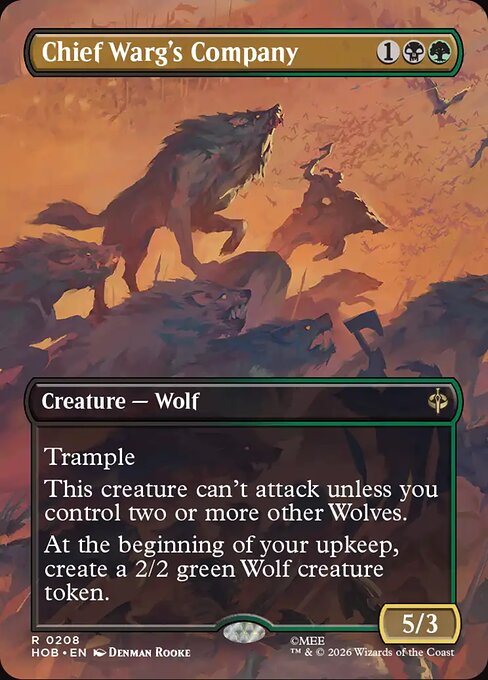 Chief Warg's Company (Borderless) - HOB - 208