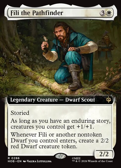 Fili the Pathfinder (Extended Art) (Foil) - HOB - 286