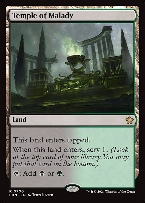 Temple of Malady - FDN - 700