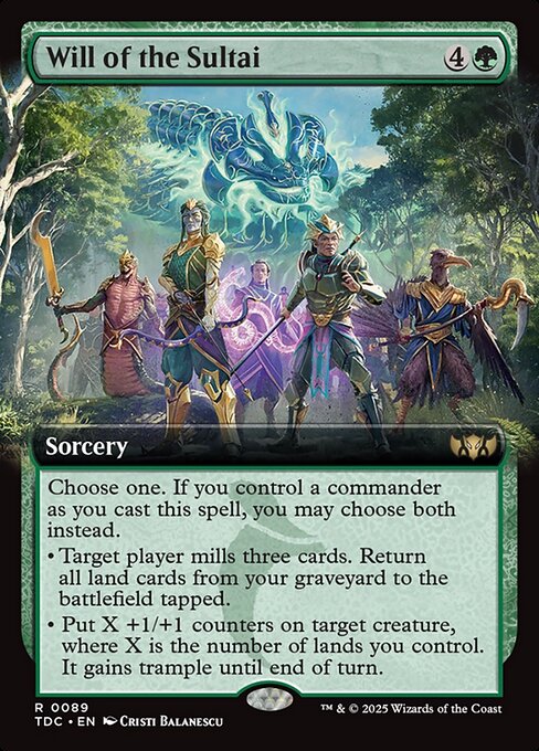 Will of the Sultai (Extended Art) - TDC - 89