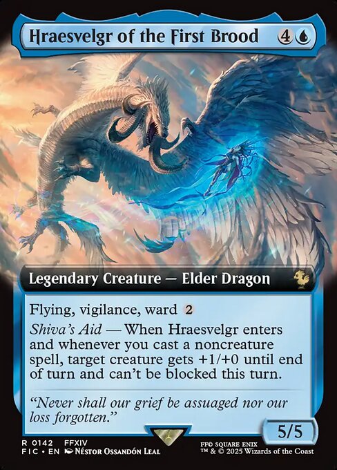 Hraesvelgr of the First Brood (Extended Art) (Foil) - FIC - 142