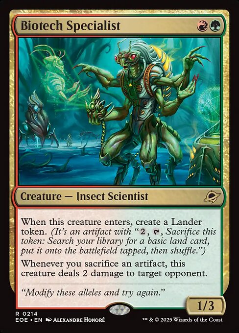 Biotech Specialist - EOE - 214