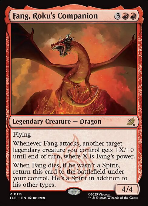 Fang, Roku's Companion (Foil) - TLE - 115