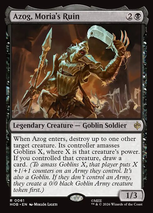 Azog, Moria's Ruin (Foil) - HOB - 61