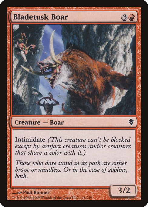 Bladetusk Boar (Foil) - ZEN - 118
