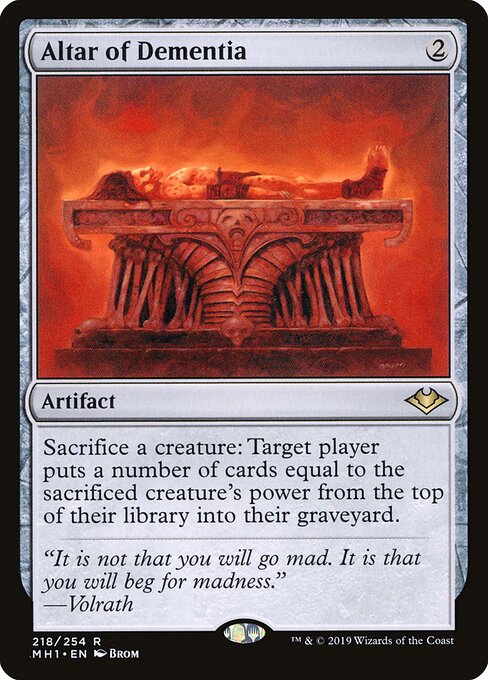 Altar of Dementia - MH1 - 218