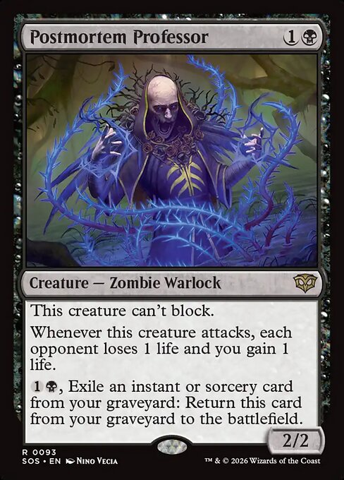 Postmortem Professor (Foil) - SOS - 93