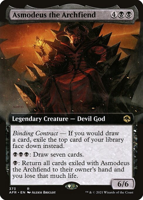 Asmodeus the Archfiend (Extended Art) (Foil) - AFR - 373
