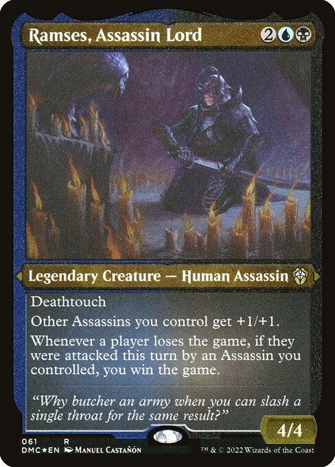 Ramses, Assassin Lord (Foil Etched) - DMC - 61
