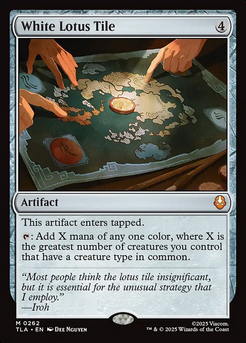 White Lotus Tile (Foil) - TLA - 262