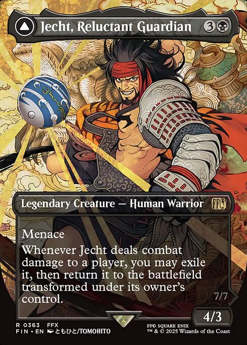 Jecht, Reluctant Guardian (Borderless) (Foil) - FIN - 363
