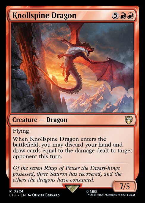 Knollspine Dragon - LTC - 224