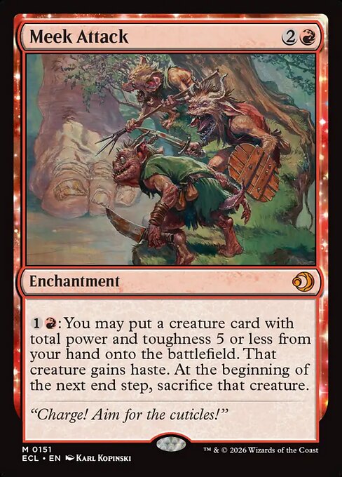 Meek Attack (Foil) - ECL - 151