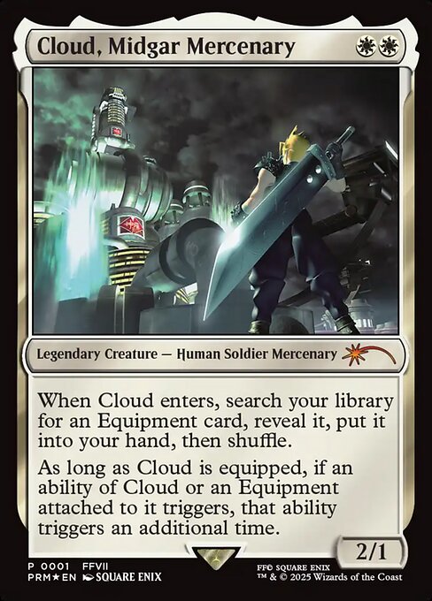 Cloud, Midgar Mercenary (Foil) - PMEI - 2025-21