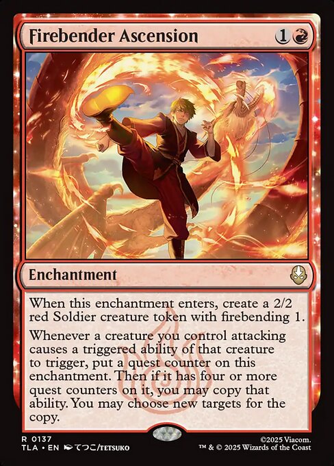 Firebender Ascension (Foil) - TLA - 137
