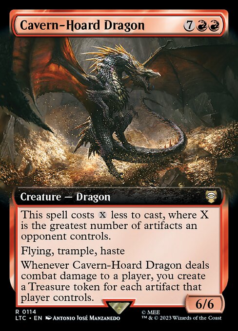 Cavern-Hoard Dragon (Extended Art) - LTC - 114