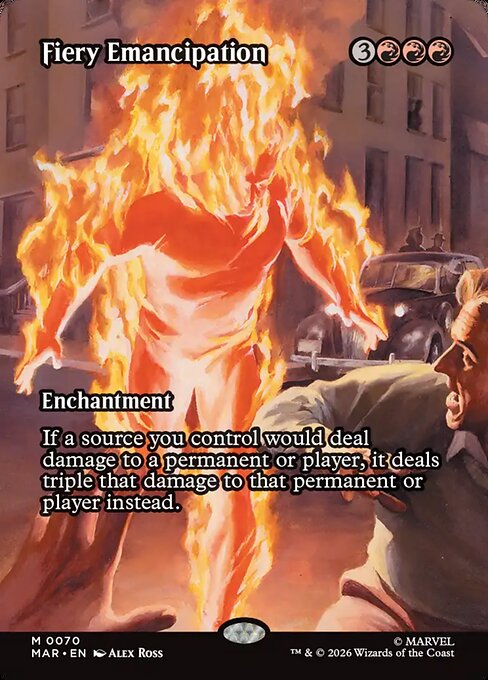 Fiery Emancipation (Borderless) - MAR - 70
