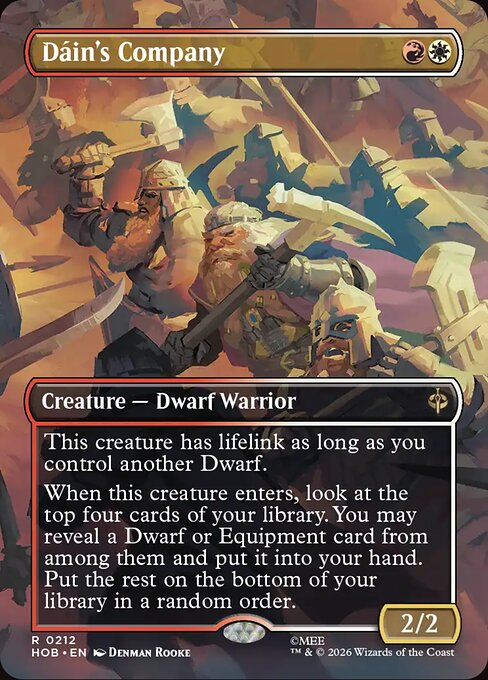 Dain's Company (Borderless) (Foil) - HOB - 212
