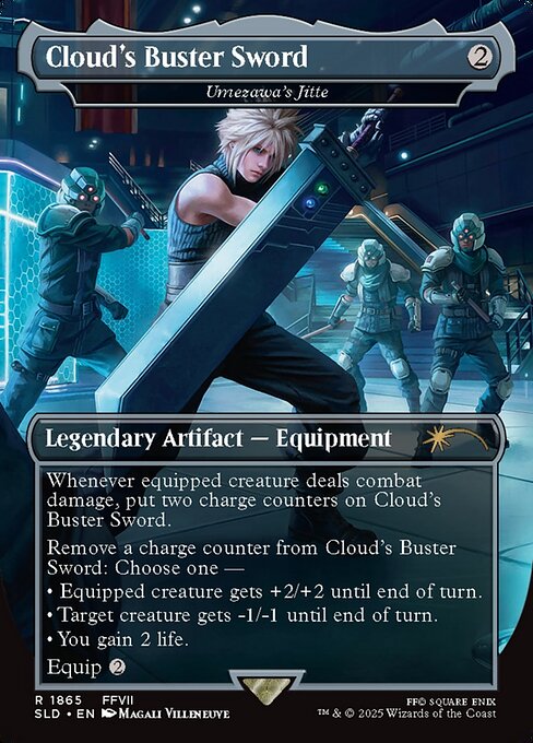 Cloud's Buster Sword - Umezawa's Jitte - SLD - 1865