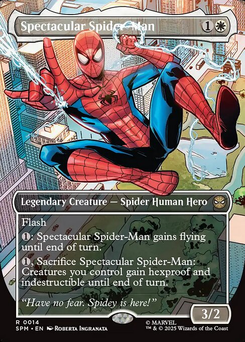 Spectacular Spider-Man (Borderless) (Foil) - SPM - 14