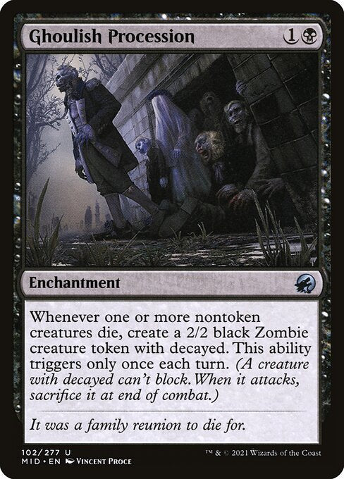 Ghoulish Procession - MID - 102