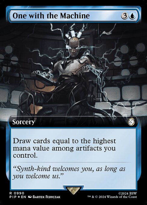 One with the Machine (Extended Art) (Surge Foil) - PIP - 990