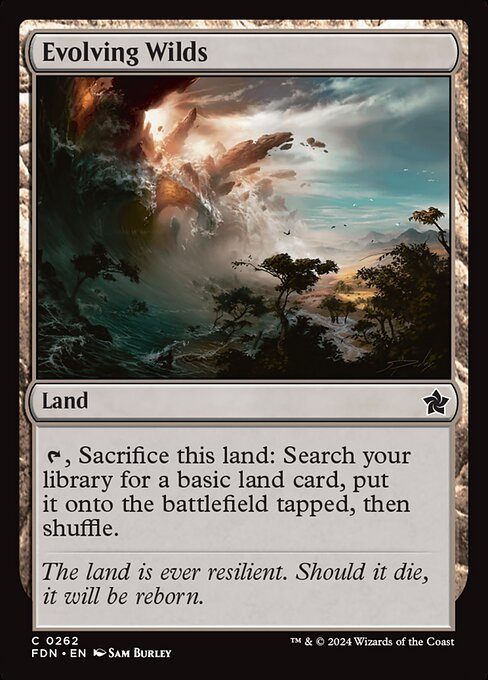 Evolving Wilds (Foil) - FDN - 262