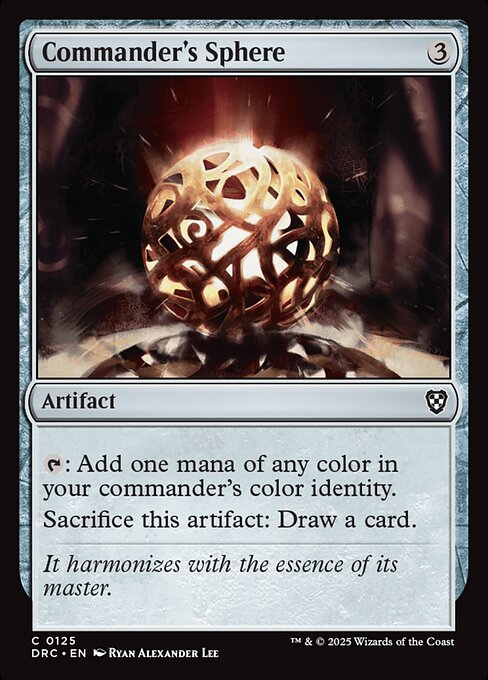 Commander's Sphere - DRC - 125