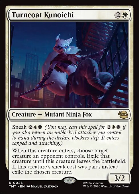 Turncoat Kunoichi (Foil) - TMT - 26