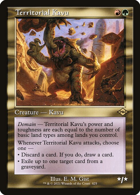 Territorial Kavu (Retro Frame) (Foil) - MH2 - 425