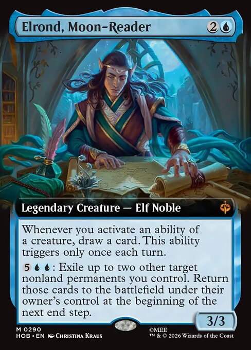 Elrond, Moon-Reader (Extended Art) - HOB - 290
