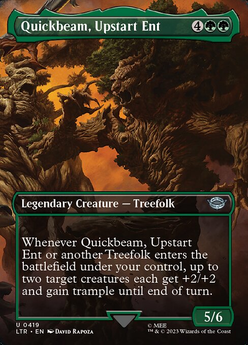 Quickbeam, Upstart Ent (Borderless) (Foil) - LTR - 419