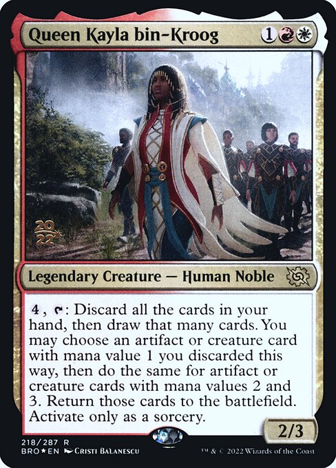 Queen Kayla bin-Kroog (Foil) - PBRO - 218s