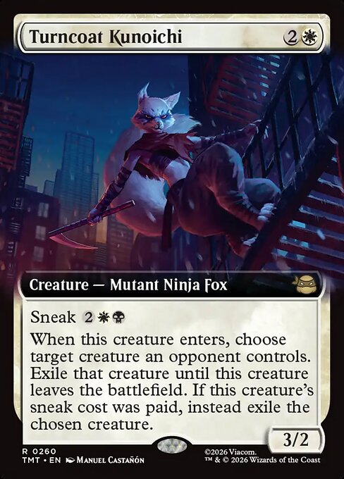 Turncoat Kunoichi (Extended Art) (Foil) - TMT - 260