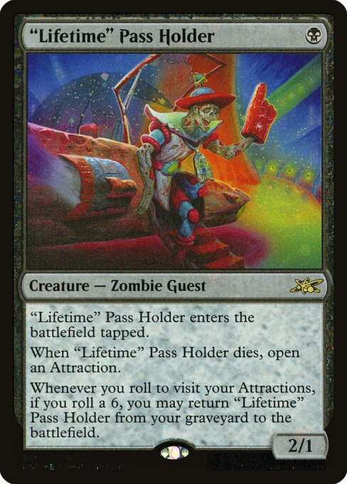 "Lifetime" Pass Holder (Galaxy Foil) - UNF - 365
