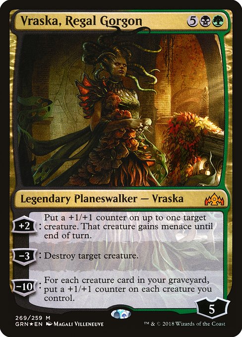 Vraska, Regal Gorgon (Foil) - GRN - 269