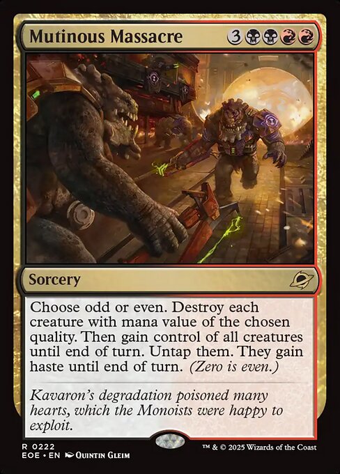 Mutinous Massacre - EOE - 222