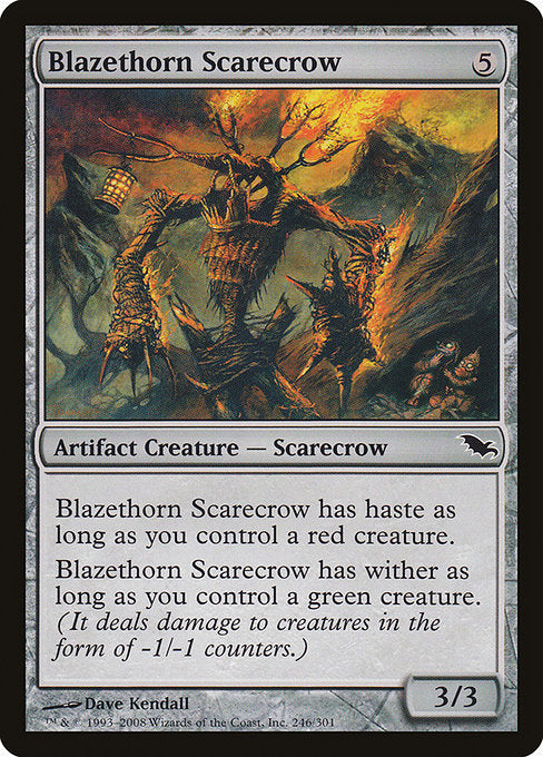 Blazethorn Scarecrow (Foil) - SHM - 246