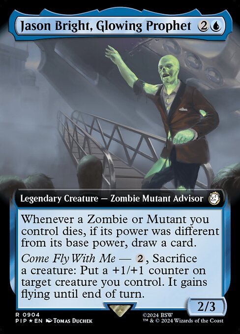 Jason Bright, Glowing Prophet (Extended Art) (Surge Foil) - PIP - 904