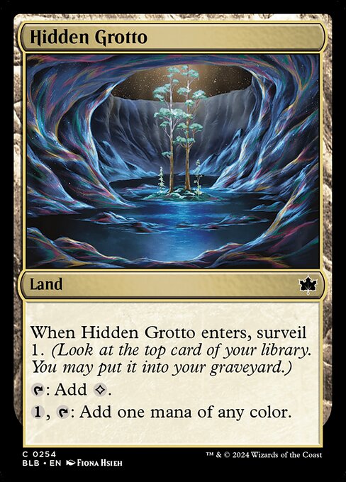Hidden Grotto (Foil) - BLB - 254