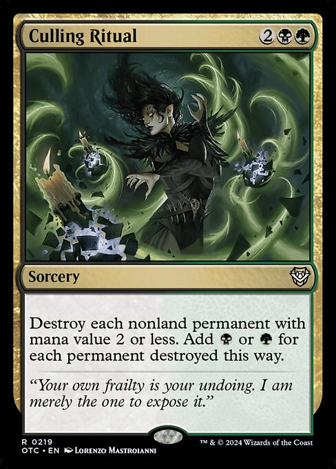 Culling Ritual - OTC - 219