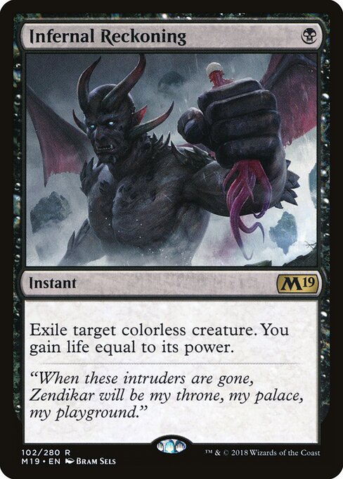 Infernal Reckoning (Foil) - M19 - 102