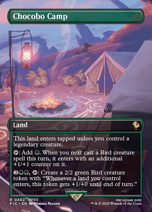 Chocobo Camp (Borderless) (Foil) - FIC - 462