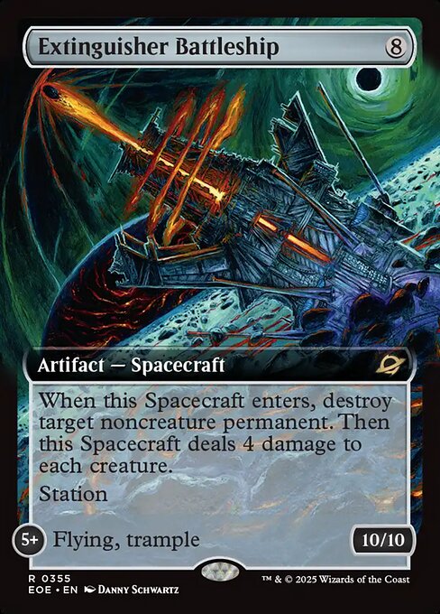 Extinguisher Battleship (Extended Art) (Foil) - EOE - 355